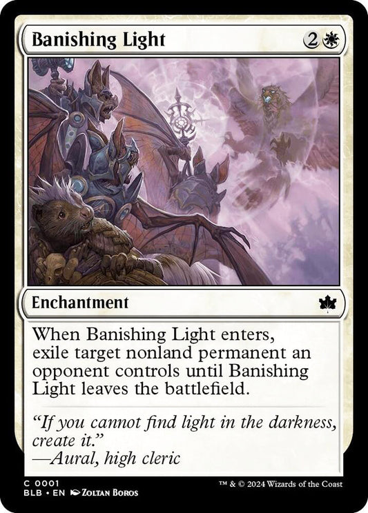 Banishing Light BLB Enchantment NM