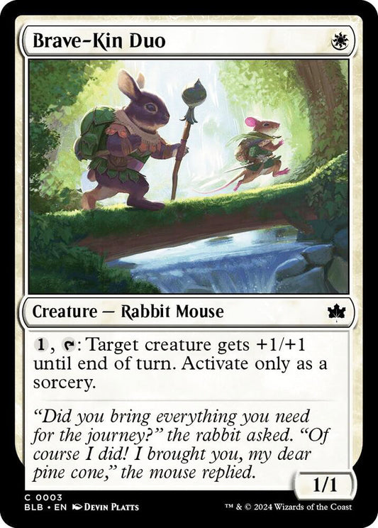 Brave-Kin Duo BLB Creature Rabbit Mouse NM