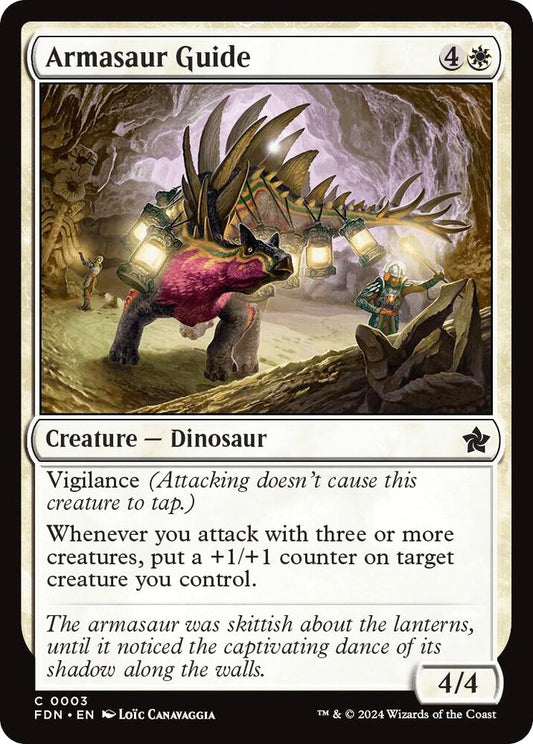Armasaur Guide FDN Creature Dinosaur NM