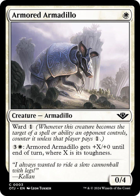 Armored Armadillo OTJ Creature Armadillo NM