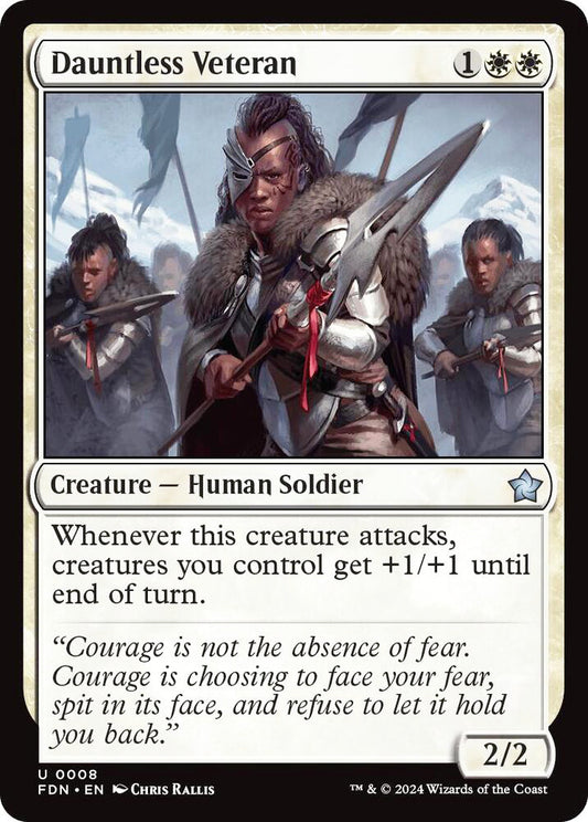 Dauntless Veteran FDN Creature Human Soldier NM