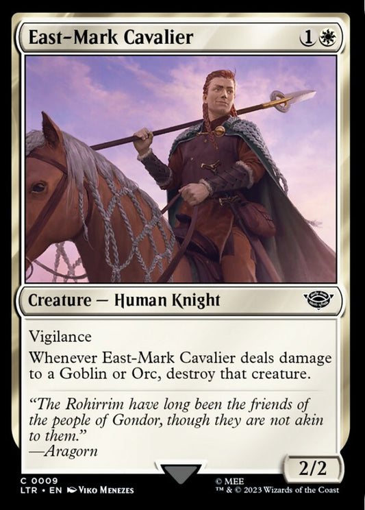 East-Mark Cavalier LTR Creature Human Knight NM