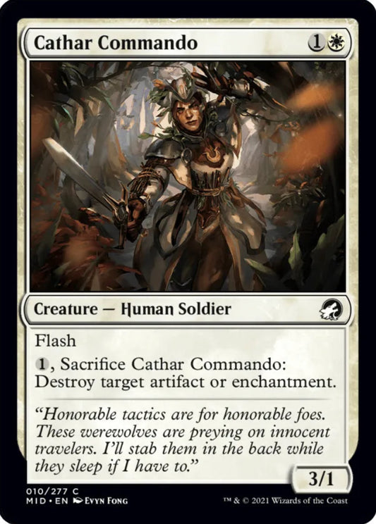 Cathar Commando MID Creature Human Soldier NM