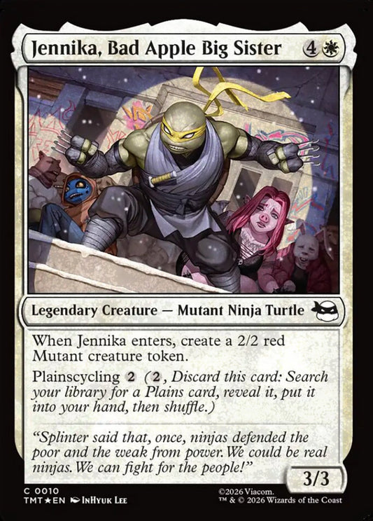 Jennika, Bad Apple Big Sister TMT Legendary Creature Mutant Ninja Turtle *Foil* NM