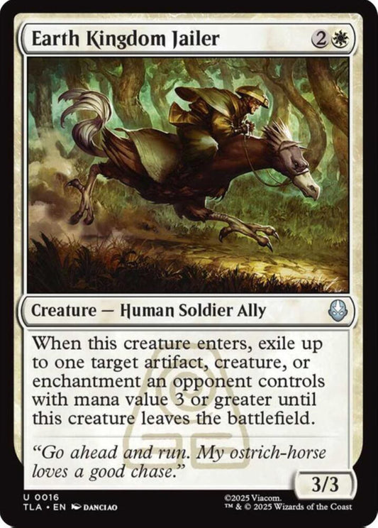 Earth Kingdom Jailer TLA Creature Human Soldier Ally NM