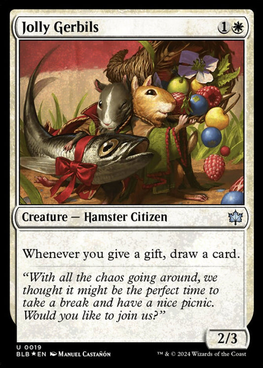 Jolly Gerbils BLB Creature Hamster Citizen *Foil* NM