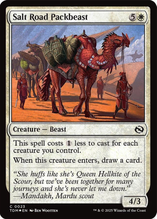 Salt Road Packbeast TDM Creature Beast *Foil* NM
