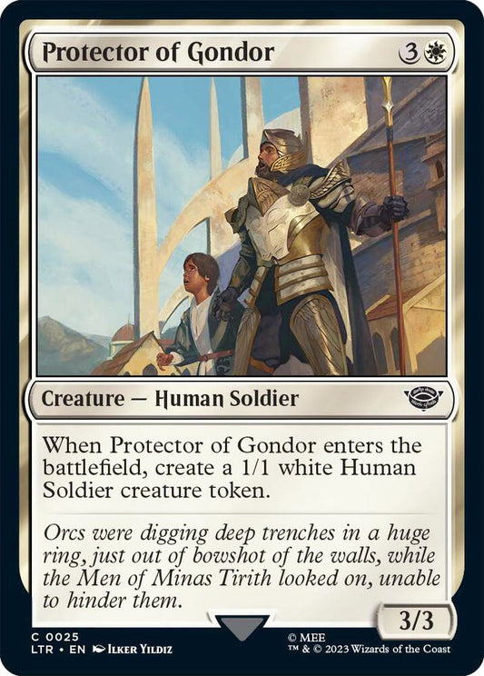 Protector of Gondor LTR Creature Human Soldier NM