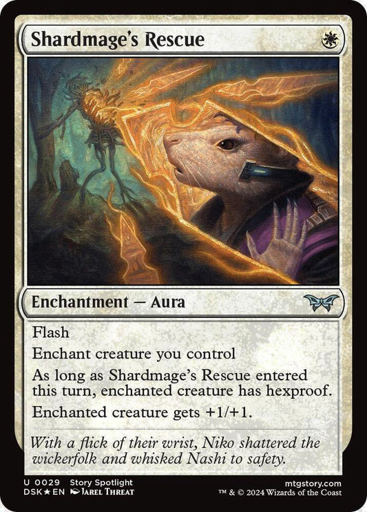 Shardmage's Rescue DSK Enchantment Aura *Foil* NM