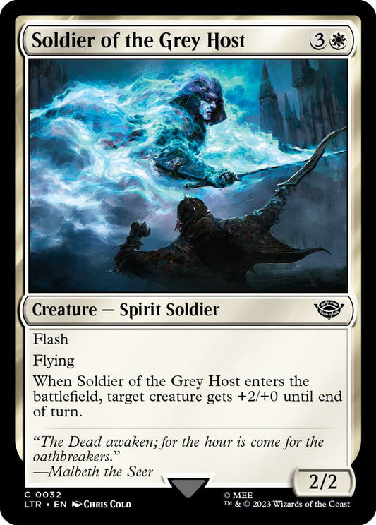 Soldier of the Grey Host LTR Creature Spirit Soldier NM