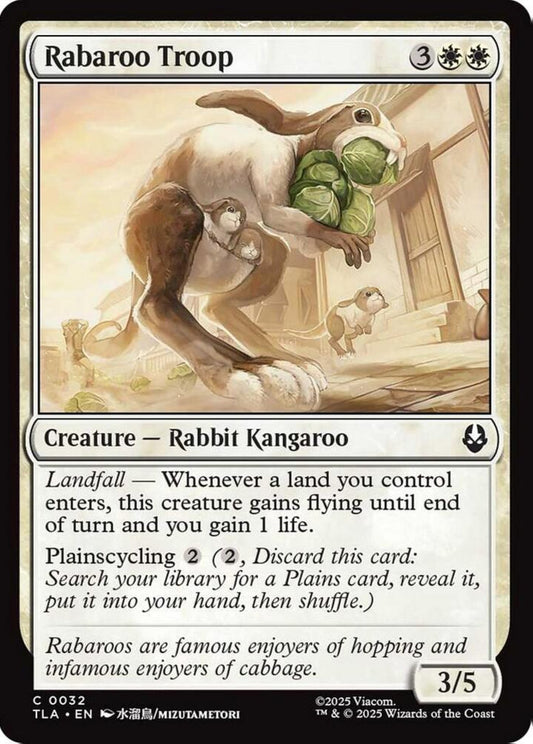 Rabaroo Troop TLA Creature Rabbit Kangaroo NM