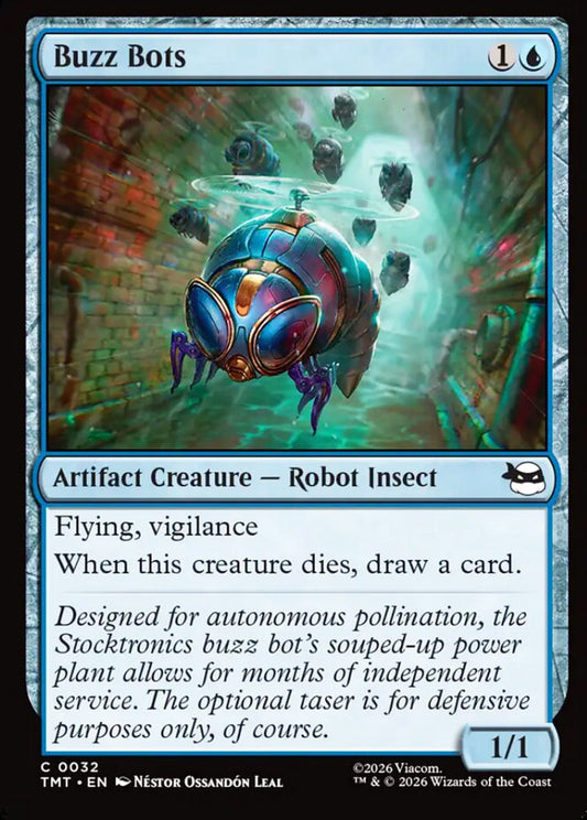 Buzz Bots TMT Artifact Creature Robot Insect NM