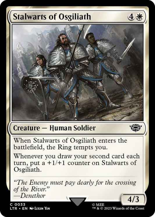 Stalwarts of Osgiliath LTR Creature Human Soldier NM