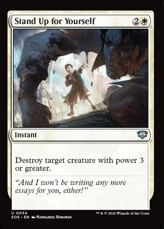 Stand Up for Yourself SOS Instant NM