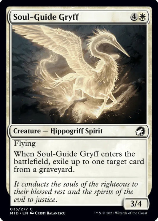 Soul-Guide Gryff MID Creature Hippogriff Spirit NM