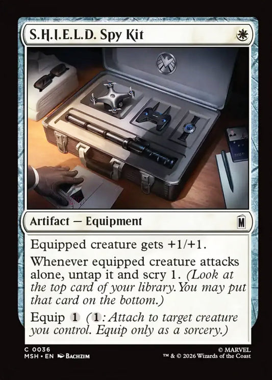 S.H.I.E.L.D. Spy Kit MSH Artifact Equipment NM