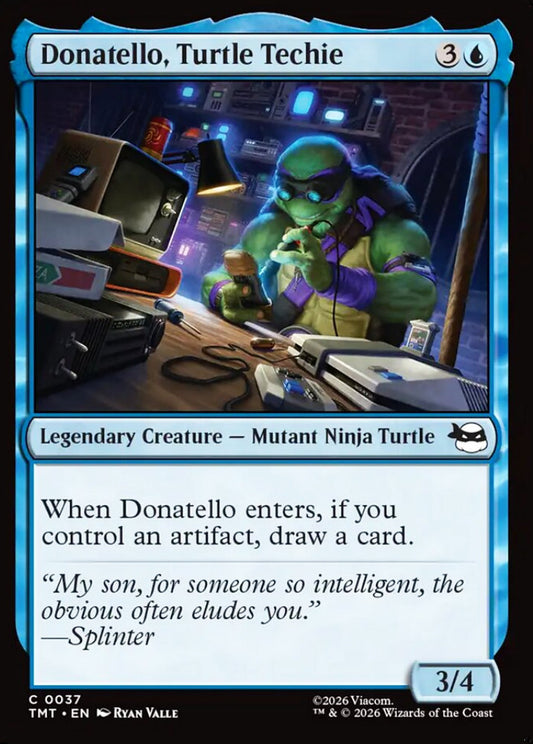 Donatello, Turtle Techie TMT Legendary Creature Mutant Ninja Turtle NM