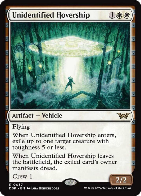 Unidentified Hovership DSK Artifact Vehicle NM