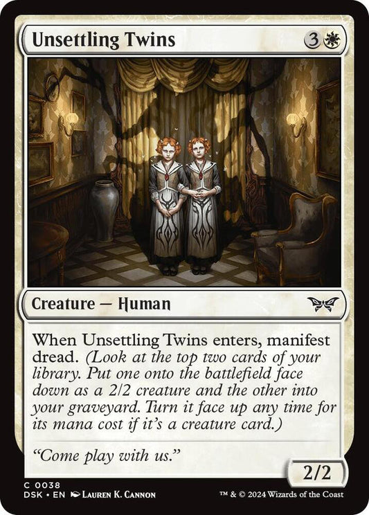 Unsettling Twins DSK Creature Human NM