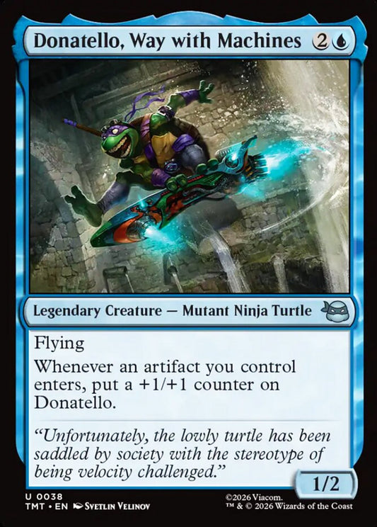 Donatello, Way with Machines TMT Legendary Creature Mutant Ninja Turtle NM