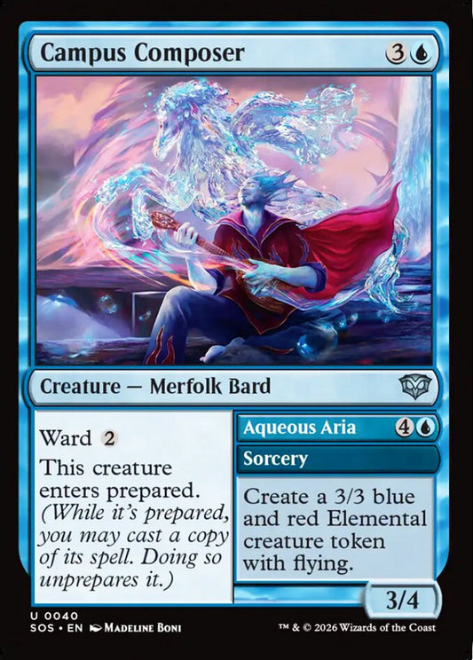 Campus Composer SOS Creature Merfolk Bard NM