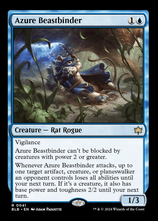 Azure Beastbinder BLB Creature Rat Rogue NM