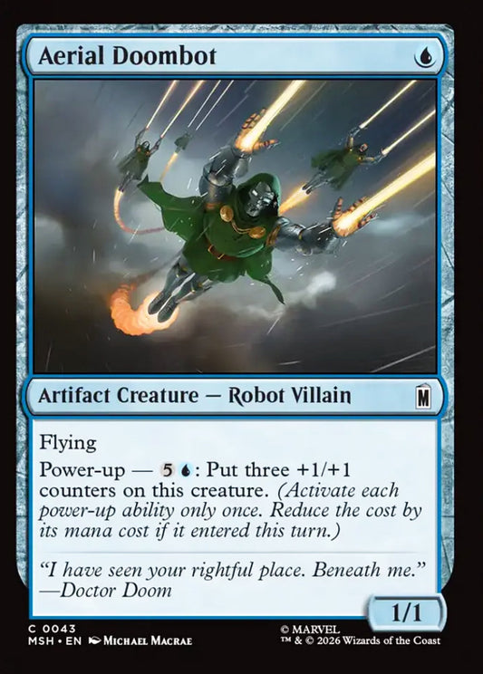 Aerial Doombot MSH Artifact Creature Robot Villain NM