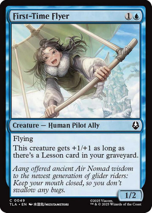 First-Time Flyer TLA Creature Human Pilot Ally NM