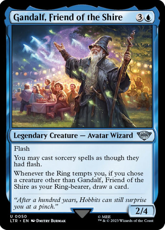 Gandalf, Friend of the Shire LTR Legendary Creature Avatar Wizard NM