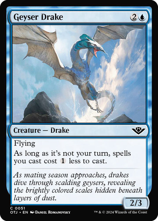 Geyser Drake OTJ Creature Drake NM