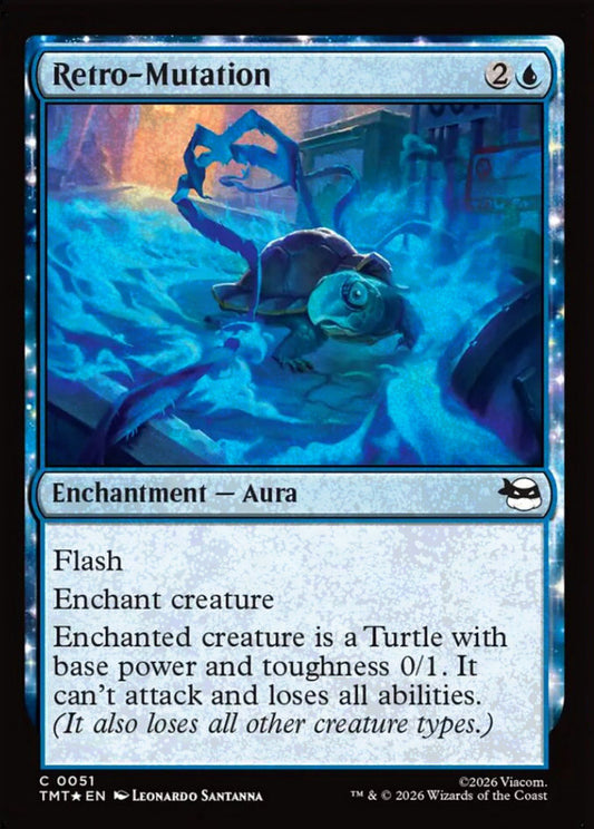 Retro-Mutation TMT Enchantment Aura *Foil* NM