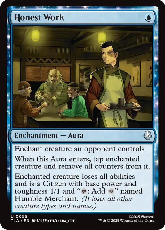 Honest Work TLA Enchantment Aura NM