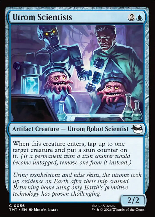 Utrom Scientists TMT Artifact Creature Utrom Robot Scientist NM