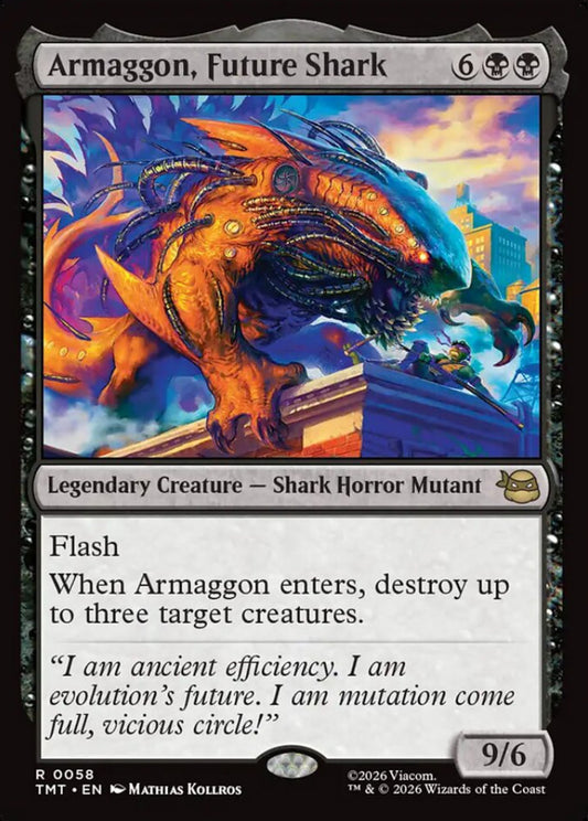 Armaggon, Future Shark TMT Legendary Creature Shark Horror Mutant NM