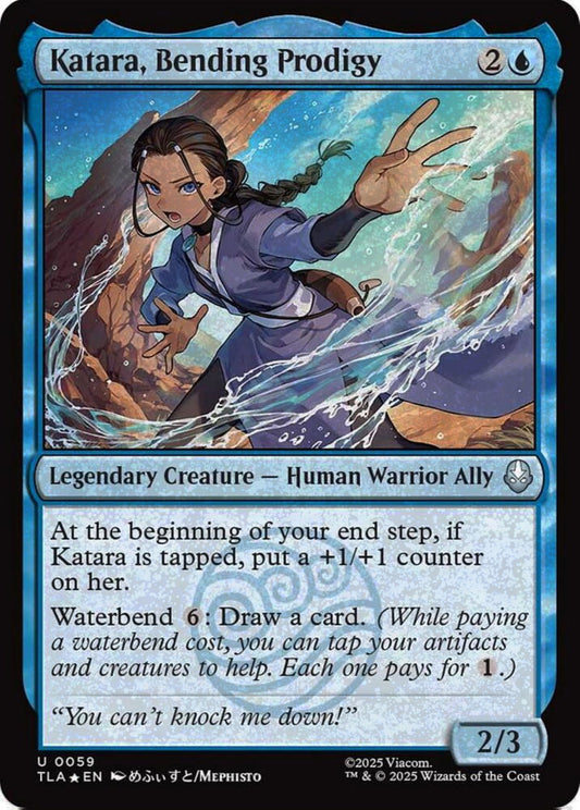 Katara, Bending Prodigy TLA Legendary Creature Human Warrior Ally *Foil* NM