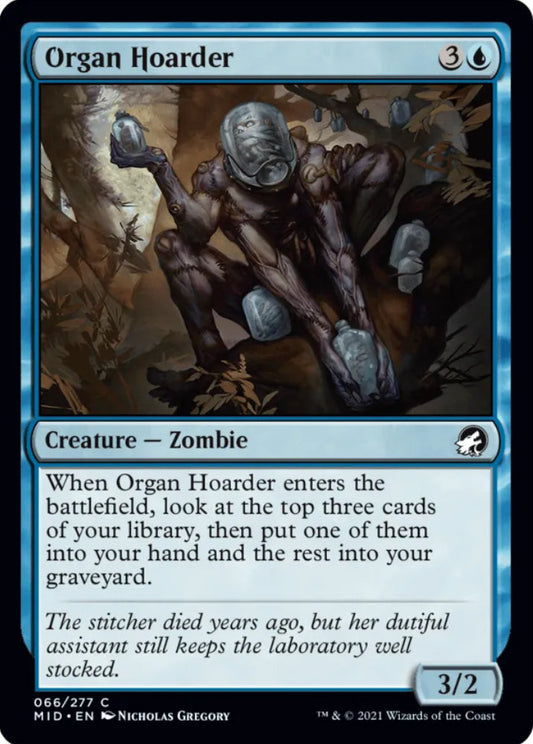 Organ Hoarder MID Creature Zombie NM