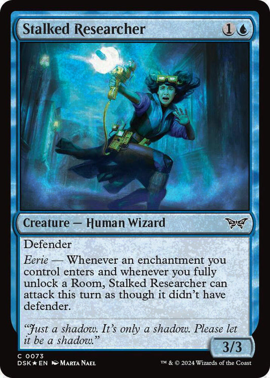 Stalked Researcher DSK Creature Human Wizard *Foil* NM