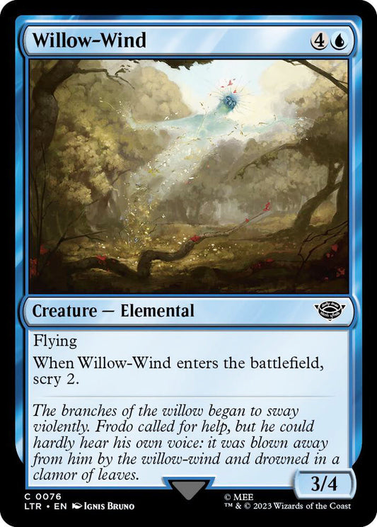 Willow-Wind LTR Creature Elemental NM