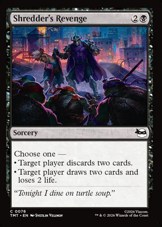 Shredder's Revenge TMT Sorcery NM