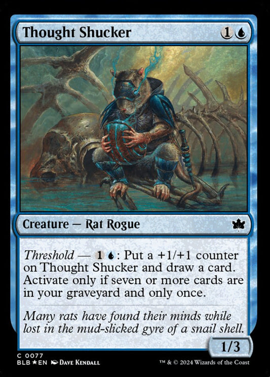 Thought Shucker BLB Creature Rat Rogue *Foil* NM