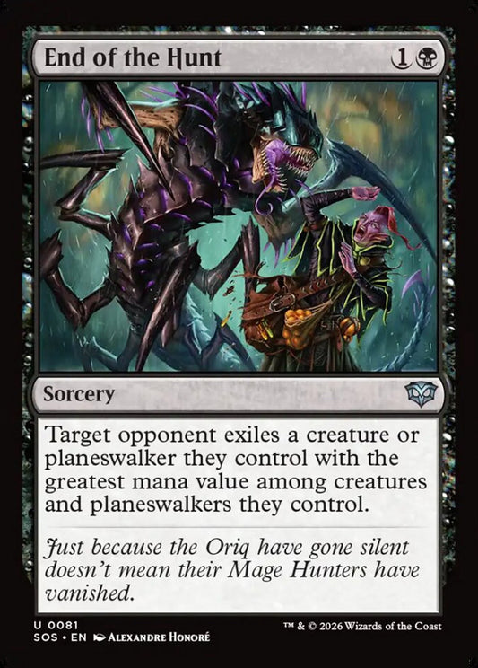 End of the Hunt SOS Sorcery NM