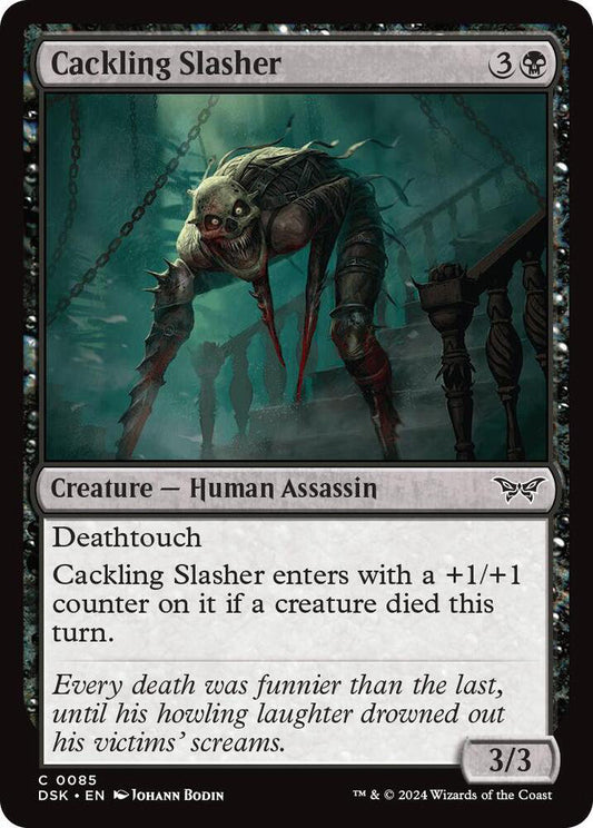 Cackling Slasher DSK Creature Human Assassin NM