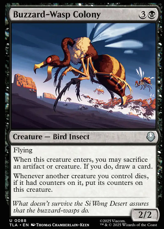 Buzzard-Wasp Colony TLA Creature Bird Insect NM