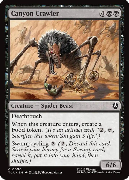 Canyon Crawler TLA Creature Spider Beast NM