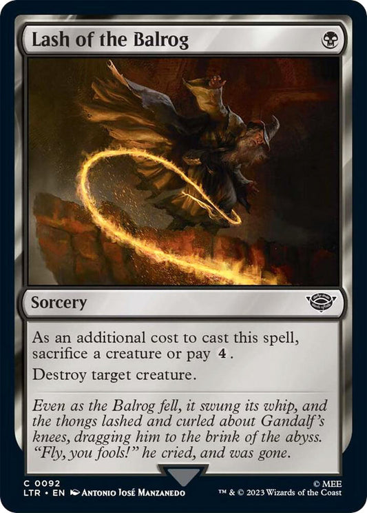 Lash of the Balrog LTR Sorcery NM