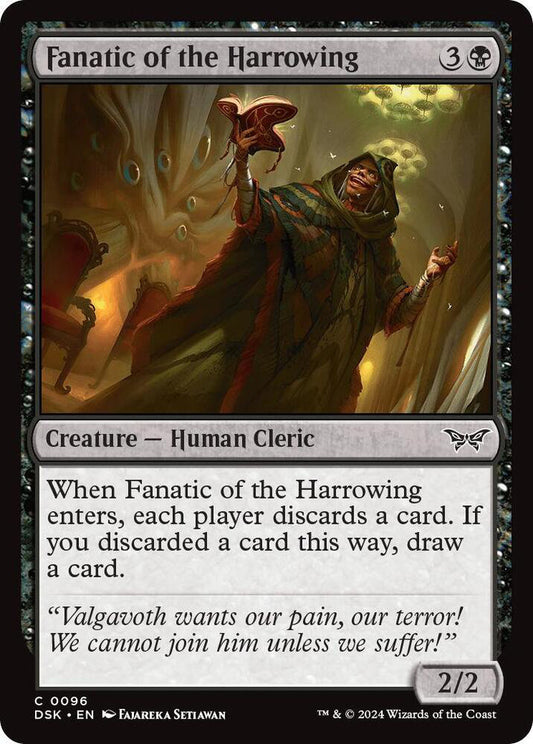 Fanatic of the Harrowing DSK Creature Human Cleric NM