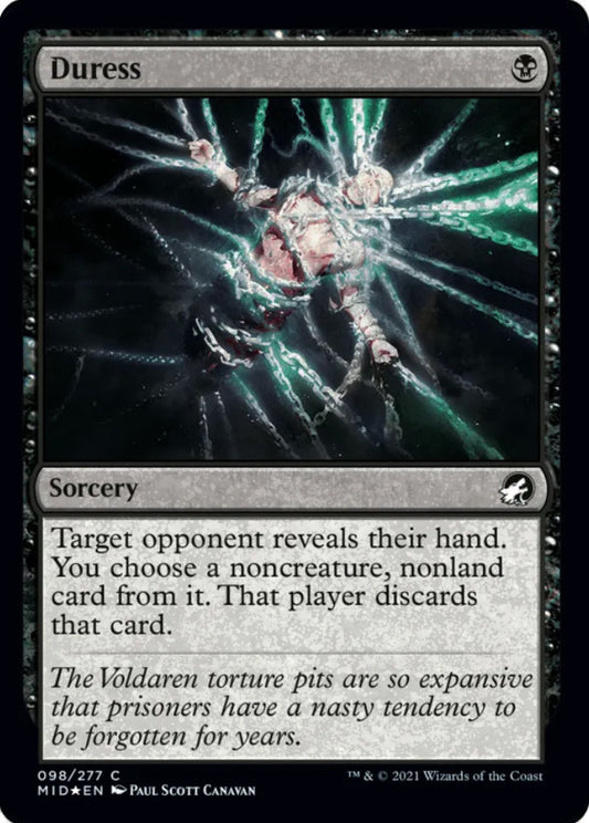 Duress MID Sorcery *Foil* NM