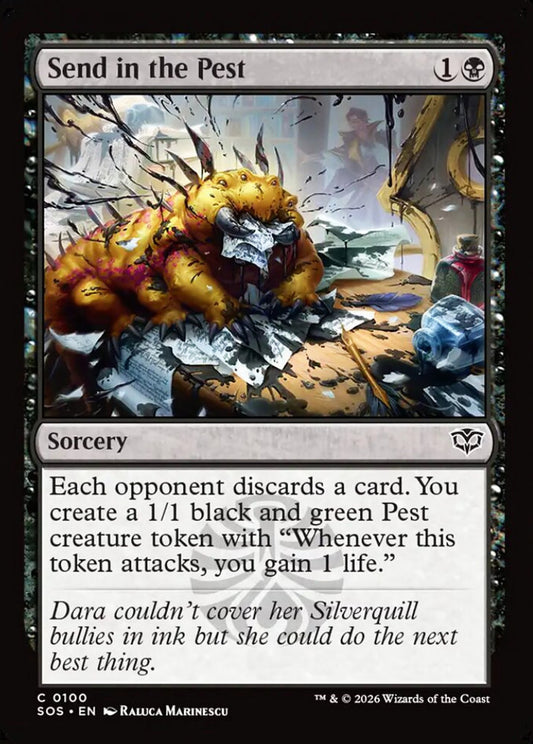 Send in the Pest SOS Sorcery NM