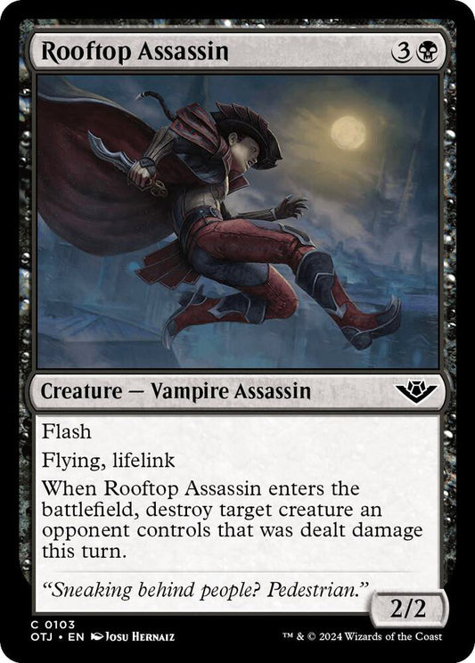 Rooftop Assassin OTJ Creature Vampire Assassin NM