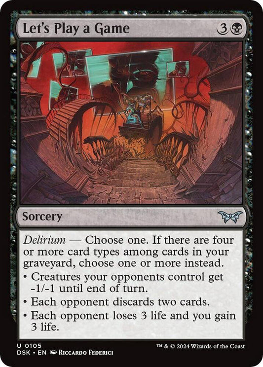 Let's Play a Game DSK Sorcery NM